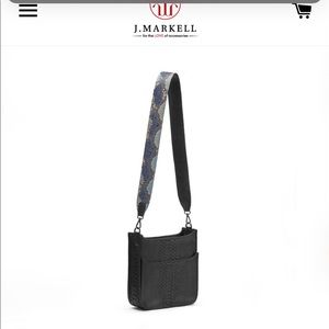 J Markell Asher Genuine python cross body